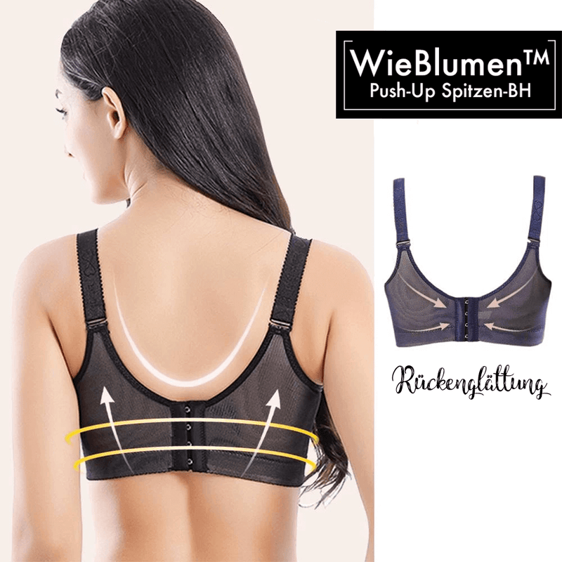 WieBlumen™ lace bra with push-up effect 