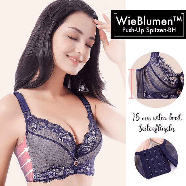 WieBlumen™ lace bra with push-up effect 