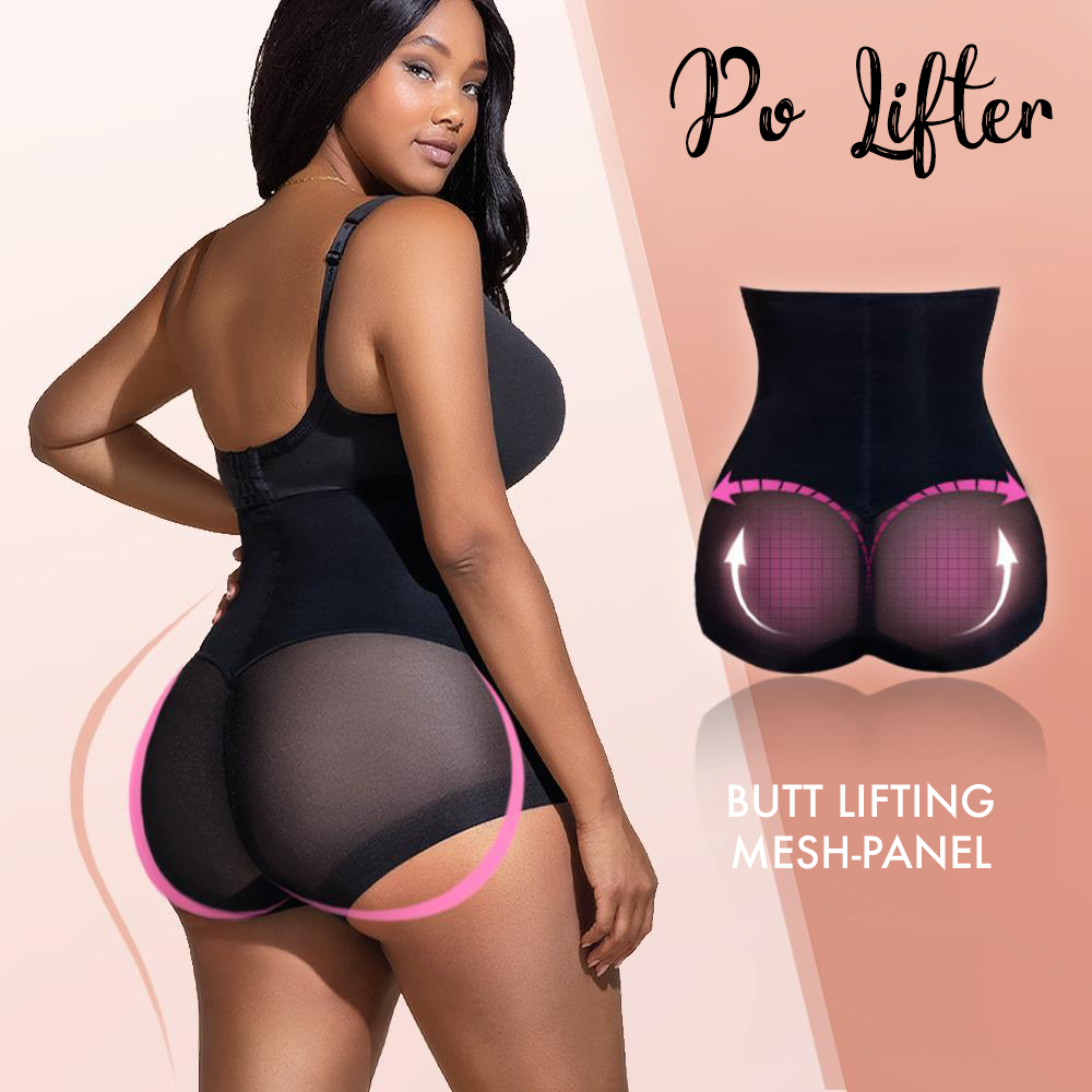 Figurformende Miederhose Push-Up Bauch Weg Effekt 