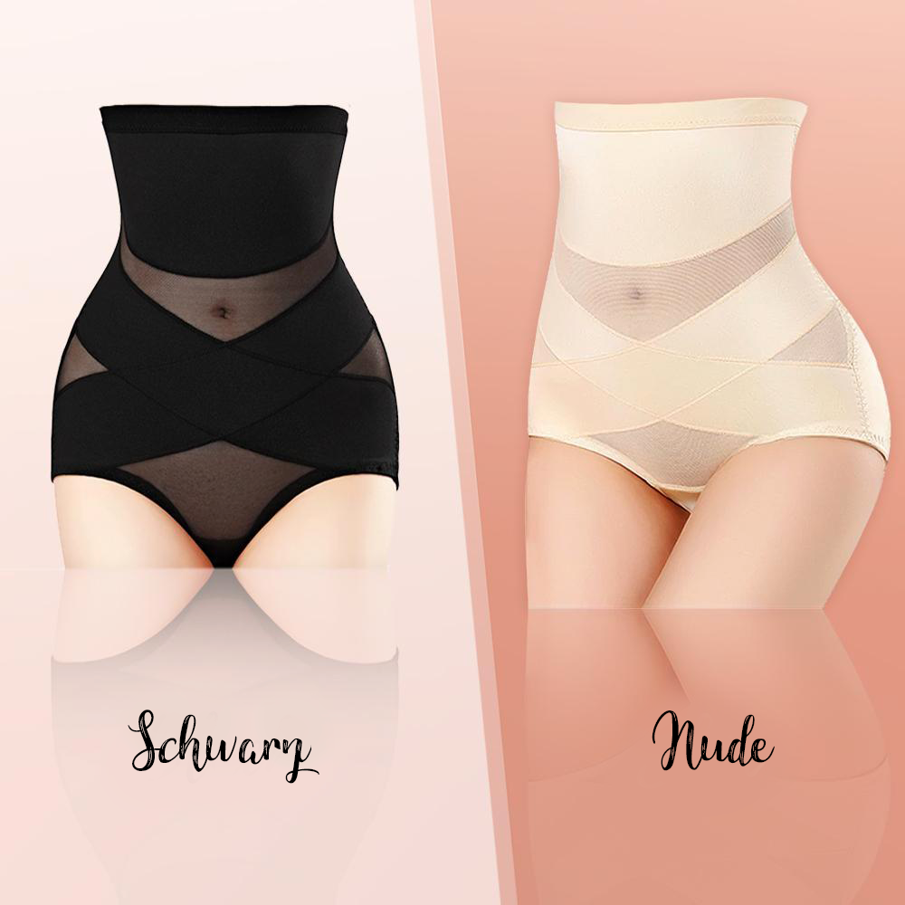 Figurformende Miederhose Push-Up Bauch Weg Effekt 