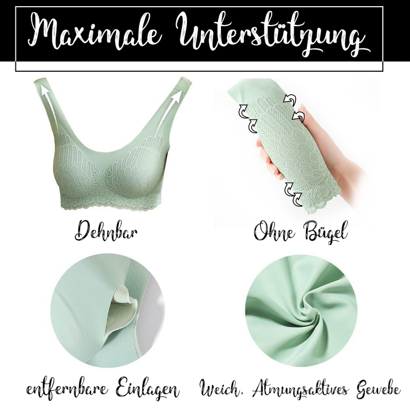 WieBlumen™ Bustier Ohne Bügel BH