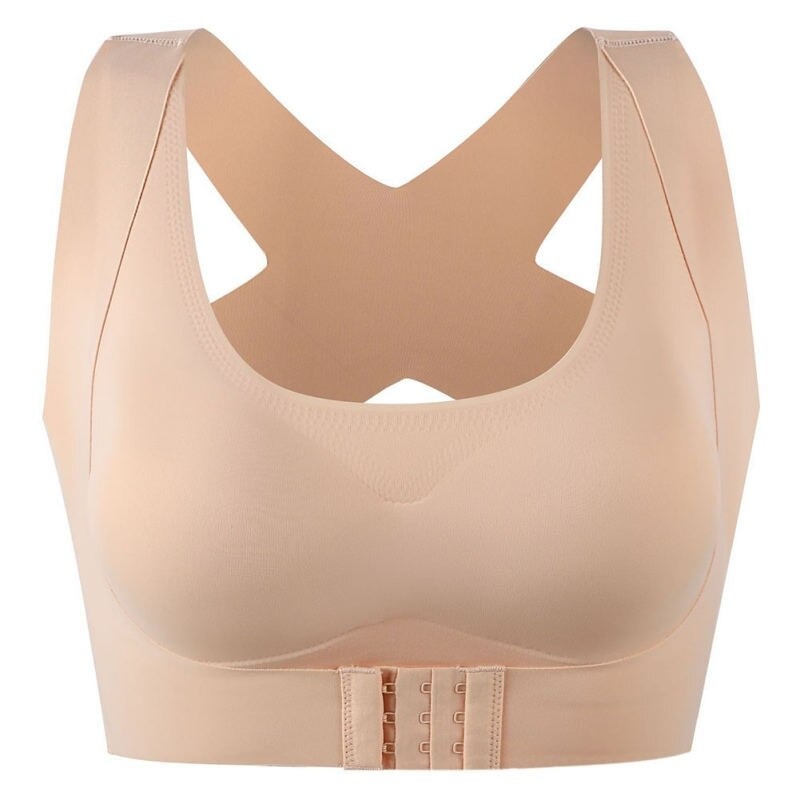 Non-wired bra with front closure 