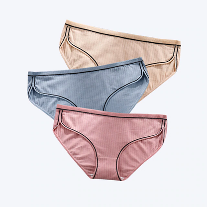 WieBlumen 3x Baumwoll-Slips 