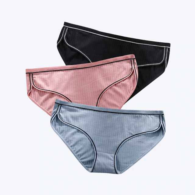 WieBlumen 3x Baumwoll-Slips 