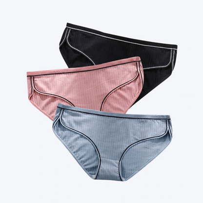WieBlumen 3x Baumwoll-Slips 