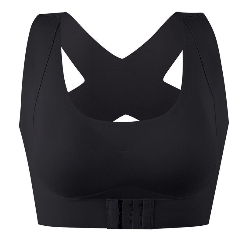 Non-wired bra with front closure 