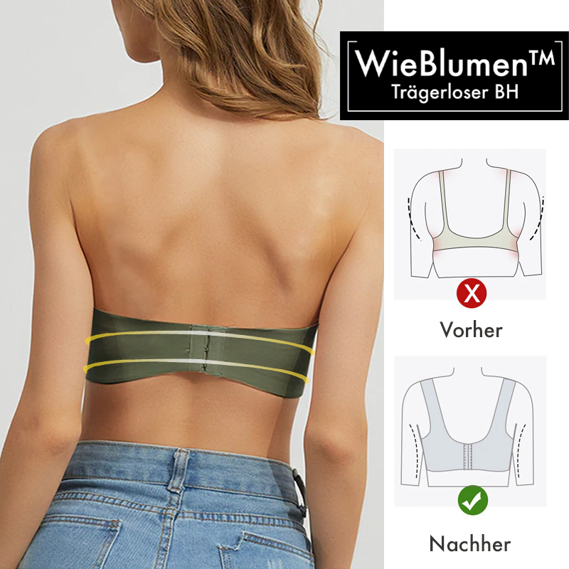Wieblumen™ strapless push-up bra 