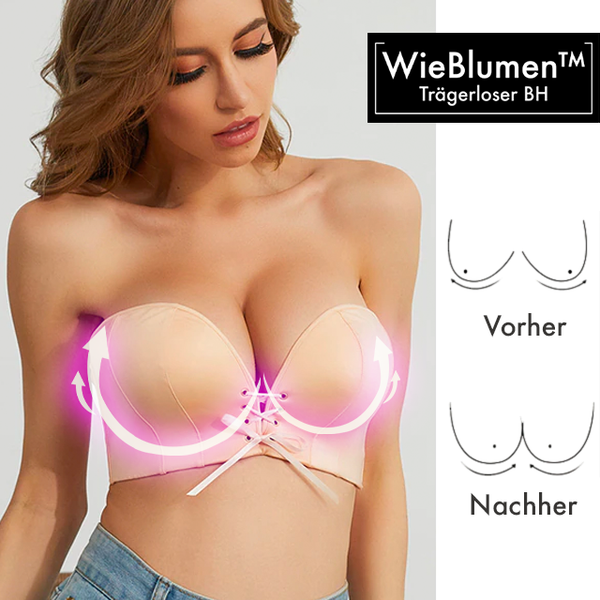 Sujetador push-up sin tirantes Wieblumen™ 