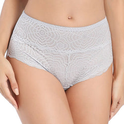 FallSweet Plus Size Panties for  Women Sexy Lace Underwear High Waist Briefs L to 4XL