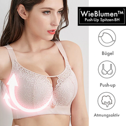Full cup push-up bra with underwire 