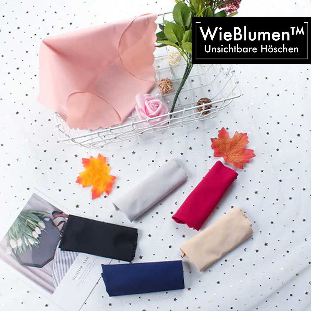WieBlumen Unsichtbare Nahtlose Höschen 3er Set 