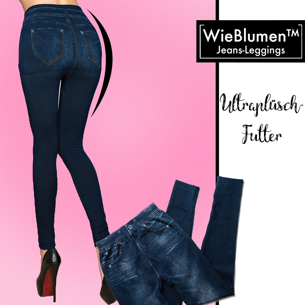 Wieblumen™ Thermo-Fleece-Jeansjeggings