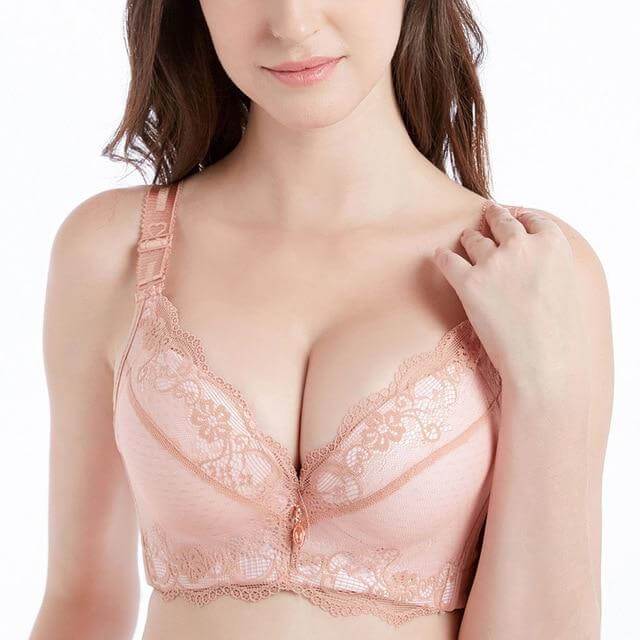 WB© push-up bra with lace 