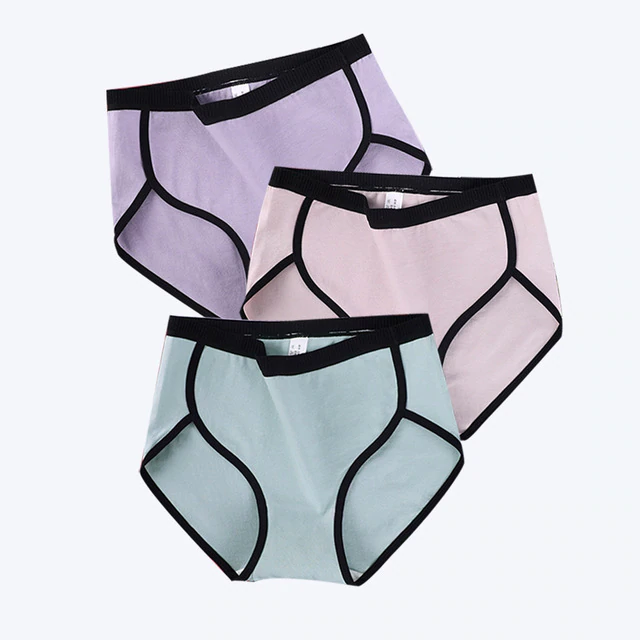 WieBlumen women's briefs soft cotton pack of 3 