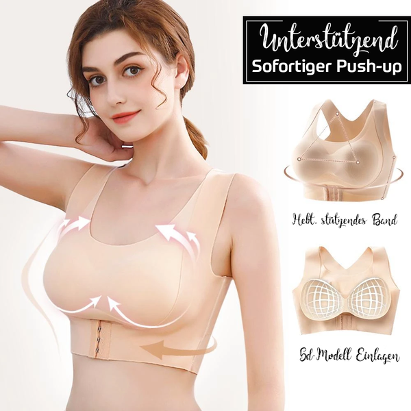 Non-wired bra with front closure 
