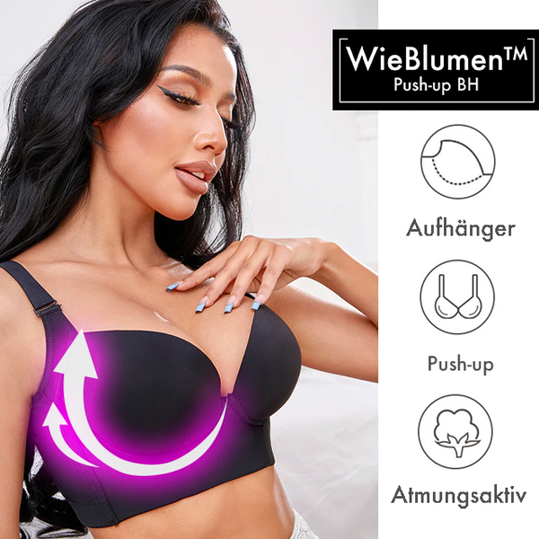 Sujetador push-up WieBlumen™ con efecto moldeador 