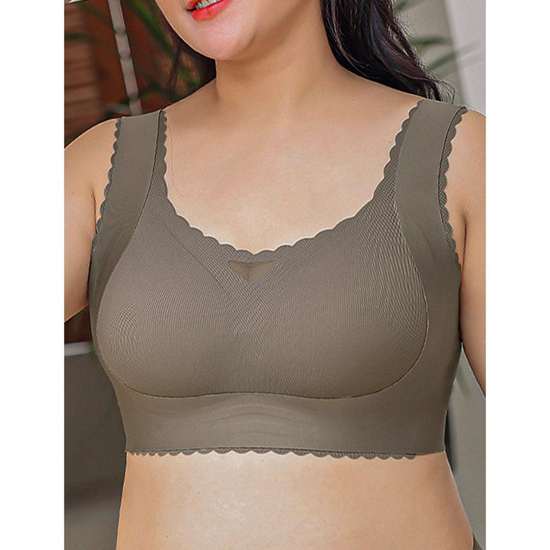 Helena Scalloped Design Natural Uplift Adjustment Bra For Cup DDD-H